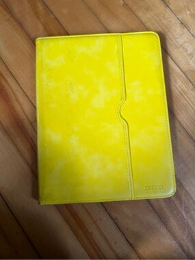 OTTO Yellow Tablet Case Folio - Bright Yellow Cover